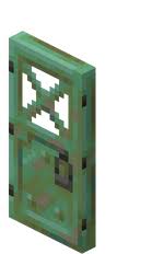 Zelenkavé medené dvere